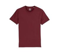 University of Soul Unisex T-Shirt aus Bio-Baumwolle "Charlie" Burgunderrot XL