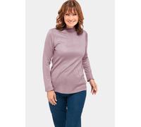 Unkomplizierter Stehbundpullover rosa 44