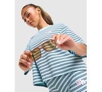 Unlike Humans Mara Stripe T-Shirt - Damen, Blau - XL