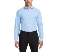 UNLISTED by Kenneth Cole Herren Slim Fit Solid Klassisches Hemd, hellblau, 41 cm-42 cm Hals 81 cm-84 cm Ärmel
