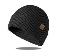 UNNESTAR Fleece Beanie- Winter Hats for Women Men Cuffed Skull Cap Warm Gifts Thermal and Soft