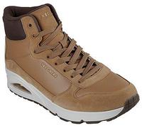 Skechers Herren UNO Stacre Mid Sneaker, Wheat Suede/Duraleather/Mesh, 43 EU