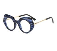 Unregelmäßige geometrische Sonnenbrille für Damen, klobiger, dicker Rahmen, modische Sonnenbrille mit Metallbügeln, UV400-Schutz, auffällige Oversize-Brille für Outdoor-Aktivitäten, Reisen, Shopp