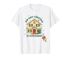 Unser erstes Weihnachtsfest als Hausbesitzer - Design für EIN neues Zuhause T-Shirt