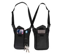 Unterarm-Umhängetasche, Diebstahlschutz, versteckte Brusttasche, Sicherheits-, leichte, schlanke Reisebrieftasche, Anti-Diebstahl, Achseltasche, Doppelgurt, Kuriertasche, Handyhalter, für den