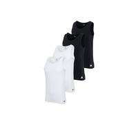 Unterhemd ADIDAS ORIGINALS "Unterhemd Tank Top Active Flex Cotton 4PK 4er Pack", Herren, Gr. L, N-Gr, bunt (schwarz, weiß), Obermaterial: 95% Baumwolle CO. 5% Elasthan EL., Unterhemden Unterhemd (8820
