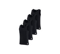 Unterhemd ADIDAS ORIGINALS "Unterhemd Tank Top Active Flex Cotton 4PK 4er Pack", Herren, Gr. M, N-Gr, schwarz, Obermaterial: 95% Baumwolle CO. 5% Elasthan EL., Unterhemden Unterhemd (50609639-M) schwa