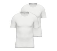 Unterhemd AMMANN "2er Pack T-Shirt Unterhemd Day Classic", Herren, Gr. 7, N-Gr, weiß, Obermaterial: 100% Baumwolle CO., Unterhemden Unterhemd (78592912-7) weiß