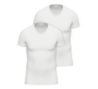 Unterhemd AMMANN "2er Pack V-Shirt Day Classic", Herren, Gr. 5, N-Gr, weiß, Obermaterial: 100% Baumwolle CO., Unterhemden Unterhemd (25038025-5) weiß