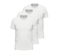 Unterhemd AMMANN "3er Pack Shirt 1/2 Arm Day Modern / Close to you", Herren, Gr. 5, N-Gr, weiß, Obermaterial: 93% Baumwolle CO. 7% Elasthan EL., Unterhemden Unterhemd (43903260-5) weiß