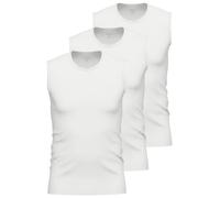 Unterhemd AMMANN "3er Pack Tank Top Day Modern / Micro Modal", Herren, Gr. L, N-Gr, weiß, Obermaterial: 93% Modal CMD. 7% Elasthan EL., Unterhemden Unterhemd (21883223-L) weiß