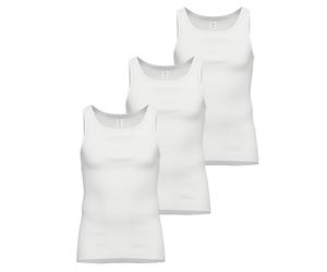 Unterhemd AMMANN "3er Pack Unterhemd Day Classic / Feinripp Premium", Herren, Gr. 7, N-Gr, weiß, Obermaterial: 100% Baumwolle CO., Unterhemden Unterhemd (62709760-7) weiß
