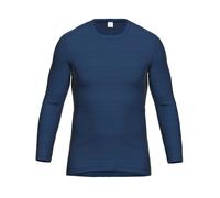 Herren Langarmshirt Jeans Dunkelblau 8