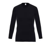 Unterhemd AMMANN "langarm Shirt Function / Dunova", Herren, Gr. L, N-Gr, schwarz, Obermaterial: 70% Polyester PES. 30% Baumwolle CO., Unterhemden Unterhemd (74806254-L) schwarz