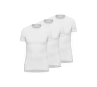 Unterhemd AMMANN "T-Shirt Feinripp T-Shirt 3P 3er Pack", Herren, Gr. M, N-Gr, weiß, Obermaterial: 100% Baumwolle CO., Unterhemden Unterhemd (25377738-M) weiß