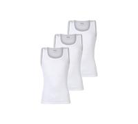 Unterhemd BOSS "Unterhemd TankTop3P RibClassic 3er Pack", Herren, Gr. XL, N-Gr, weiß, Obermaterial: 100% Baumwolle CO., Unterhemden Unterhemd (17504131-XL) weiß