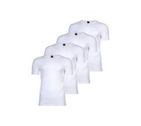 Unterhemd BOSS "Unterhemd TShirtRN 2P Modern 4er Pack", Herren, Gr. XL, N-Gr, weiß, Obermaterial: 95% Baumwolle CO. 5% Elasthan EL., Unterhemden Unterhemd (29843160-XL) weiß