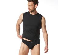 Unterhemd BRUNO BANANI "CHECK LINE 2.0 TANK TOP", Damen, Gr. 6L, N-Gr, schwarz (schwarz karo), Obermaterial: 90% Polyamid, 7% Elasthan, 3% sonstige Fasern, bequem, Unterhemden Unterhemd (73569347-6) s