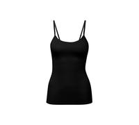 Unterhemd CALIDA "Unterhemd Natural Comfort Spaghetti-Top 1er Pack", Damen, Gr. 44-46, N-Gr, schwarz, Obermaterial: 92% Baumwolle CO. 8% Elasthan EL., Unterhemden Unterhemd (78920554-M) schwarz