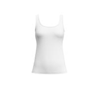 Unterhemd CALIDA "Unterhemd Top ohne Arm Essential Cotton 1er Pack", Damen, Gr. 44-46, N-Gr, weiß, Obermaterial: 95% Baumwolle CO. 5% Elasthan EL., Unterhemden Unterhemd (77647118-M) weiß
