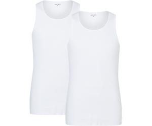 Unterhemd CAMANO "comfort", Herren, Gr. S, N-Gr, weiß, Obermaterial: 100% Baumwolle, eng, tiefer Rundhals, Unterhemden Unterhemd, mit tiefem Rundhals (84941058-S) weiß