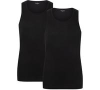 Unterhemd CAMANO "comfort", Herren, Gr. XXL, N-Gr, schwarz, Obermaterial: 100% Baumwolle, eng, tiefer Rundhals, Unterhemden Unterhemd, mit tiefem Rundhals (11175835-XXL) schwarz