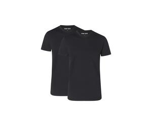 Unterhemd CAMP DAVID "underwear", Herren, Gr. L, N-Gr, schwarz, Obermaterial: 95% Baumwolle, 5% Elasthan, unifarben, Unterhemden Unterhemd, mit flacher Naht (33037632-L) schwarz