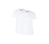 Unterhemd CAMP DAVID "underwear", Herren, Gr. M, N-Gr, weiß, Obermaterial: 95% Baumwolle, 5% Elasthan, unifarben, Unterhemden Unterhemd, mit flacher Naht (89024160-M) weiß