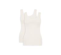 Unterhemd CHANTELLE "Unterhemd SOFTSTRETCH 2er Pack", Damen, Gr. N-Gr, beige (elfenbein), Obermaterial: 80% Polyamid PA. 20% Elasthan EL., Unterhemden Unterhemd (35006651-0) elfenbein