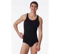 SCHIESSER ärmelloses Shirt Rundhals Original Classics Feinripp schwarz X4L