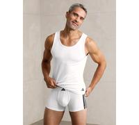 Adidas Underwear Active Flex Cotton Ärmelloses Baselayer 2 Einheiten M Wht / Wht
