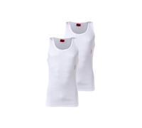 Unterhemd HUGO "Unterhemd 2er Pack", Herren, Gr. XXL, N-Gr, weiß, Obermaterial: 93% Baumwolle CO. 7% Elasthan EL., Unterhemden Unterhemd (16338560-XXL) weiß