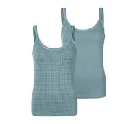 Unterhemd LASCANA Gr. 48/50, N-Gr, grün (mint) Damen Unterhemden (22639124-48) mint