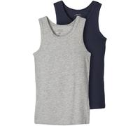 name it - Unterhemd NKMTANK 2er-Pack in grey melange Gr.86