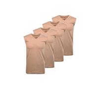 Unterhemd RAGMAN "Unterhemd 4er Pack", Herren, Gr. L, N-Gr, beige, Obermaterial: 100% Baumwolle CO., Unterhemden Unterhemd (95513149-L) beige