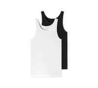 Schiesser Unterhemden Herren schwarz, 4