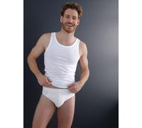 Unterhemd SCHIESSER, Damen, Gr. 9, 2 Stk., Normalgrößen, weiß, 95% Baumwolle, 5% Elasthan, Rundhals, Unterhemden Unterhemd (24812631-9) weiß