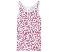 Unterhemd SCHIESSER "Fine Rib", Damen, Gr. 104, N-Gr, bunt (sortiert 2), Feinripp, Obermaterial: 100% Baumwolle, gemustert, unifarben, körpernah, Rundhals, Unterhemden Unterhemd, mit süßem Muster (881