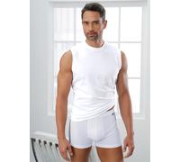 Unterhemd SCHIESSER, Herren, Gr. 7, 2 Stk., Normalgrößen, weiß, 100% Baumwolle, Rundhals, Unterhemden Unterhemd (368923-7) weiß