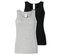 Schiesser Unterhemd Modern Multipacks Unterhemd Unterzieh-shirt Ärmellos, Träger-top Shirt Ärmellos für Damen - 36