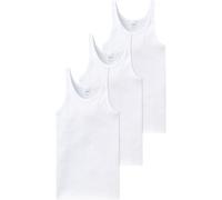 Unterhemd SCHIESSER "Original Classics", Herren, Gr. 7, N-Gr, weiß (100, weiß), Feinripp, Obermaterial: 100% Baumwolle, unifarben, körpernah, tiefer Rundhals, Unterhemden Unterhemd, mit Markenlabel, T