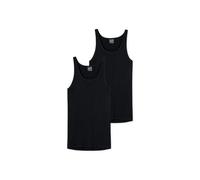 Unterhemd SCHIESSER "Unterhemd 2er Pack", Herren, Gr. L, N-Gr, schwarz, Obermaterial: 100% Baumwolle CO., Unterhemden Unterhemd (47806556-L) schwarz
