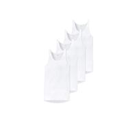 Unterhemd SCHIESSER "Unterhemd 4er Pack", Herren, Gr. M, N-Gr, weiß, Obermaterial: 100% Baumwolle CO., Unterhemden Unterhemd (64449814-M) weiß