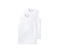 Unterhemd SCHIESSER "Unterhemd Essentials 2er Pack", Herren, Gr. 3XL, N-Gr, weiß, Obermaterial: 100% Baumwolle CO., Unterhemden Unterhemd (88594962-XXXL) weiß
