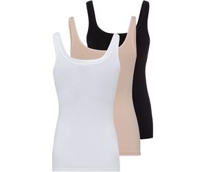 Unterhemd SKINY "Every Day In Cotton", Damen, Gr. 38, N-Gr, bunt (trio selection), Obermaterial: 96% Baumwolle, 4% Elasthan, unifarben, körpernah, Unterhemden Unterhemd, bequem, weich, eng und körpern