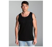 Unterhemd TRIGEMA "TRIGEMA Trägershirt aus 100% Baumwolle", Herren, Gr. M, 1 Stk., US-Größen, schwarz, 100% Baumwolle, Unterhemden Unterhemd (440608-M) schwarz