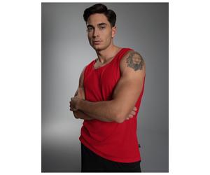 Unterhemd TRIGEMA "TRIGEMA Trägershirt aus 100% Baumwolle", Herren, Gr. S, 1 Stk., Normalgrößen, braun (kirsch), 100% Baumwolle, Unterhemden Unterhemd (32942730-S) kirsch