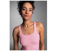 Unterhemd TRIGEMA "TRIGEMA Trägershirt aus Polyamid/Elasthan", Damen, Gr. 3XL, 1 Stk., US-Größen, lilie, 90% Polyamid, 10% Elasthan, Unterhemden Unterhemd (44223908-XXXL) lilie