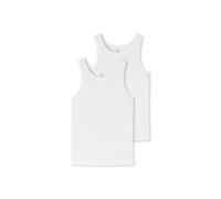 Unterhemd UNCOVER BY SCHIESSER "Unterhemd 2er Pack", Herren, Gr. 3XL, N-Gr, weiß, Obermaterial: 95% Baumwolle CO. 5% Elasthan EL., Unterhemden Unterhemd (76886726-XXXL) weiß