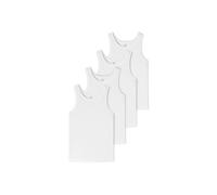 Unterhemd UNCOVER BY SCHIESSER "Unterhemd 4er Pack", Herren, Gr. 3XL, N-Gr, weiß, Obermaterial: 95% Baumwolle CO. 5% Elasthan EL., Unterhemden Unterhemd (35693822-XXXL) weiß